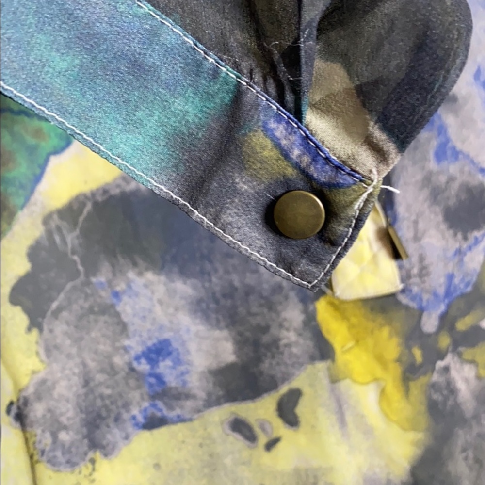 Massimino Watercolor Shirt Zipper Sheer Medium - Picture 9 of 12